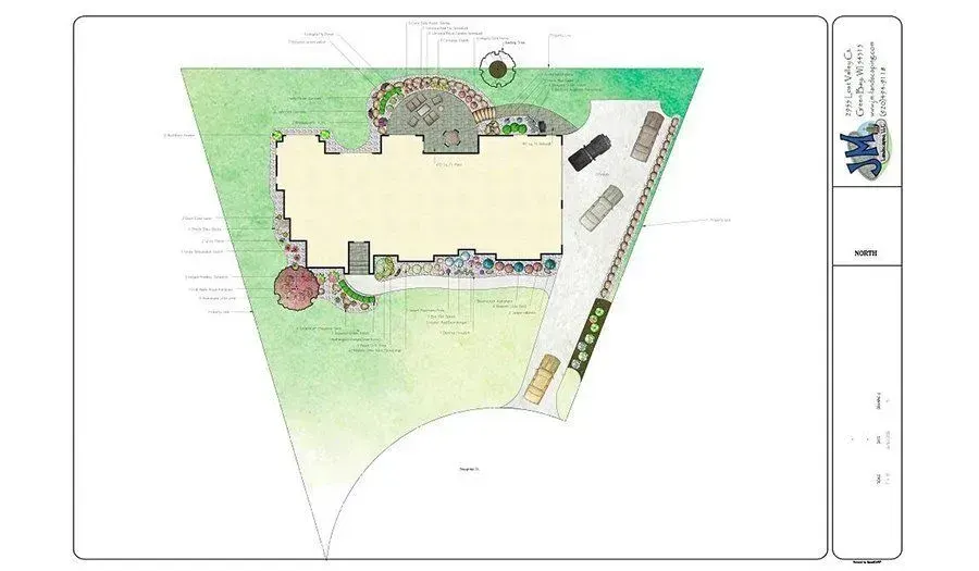 Landscape Design project by JM Landscaping LLC in Suamico, WI