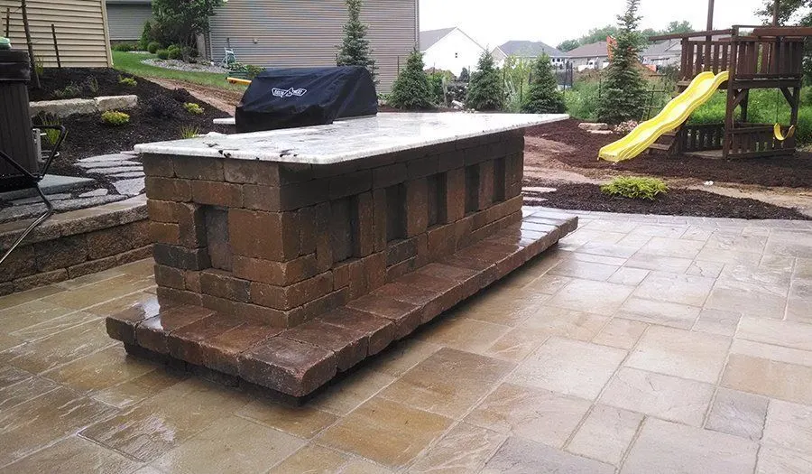 Outdoor Kitchen Installations project by JM Landscaping LLC in Green Bay, WI