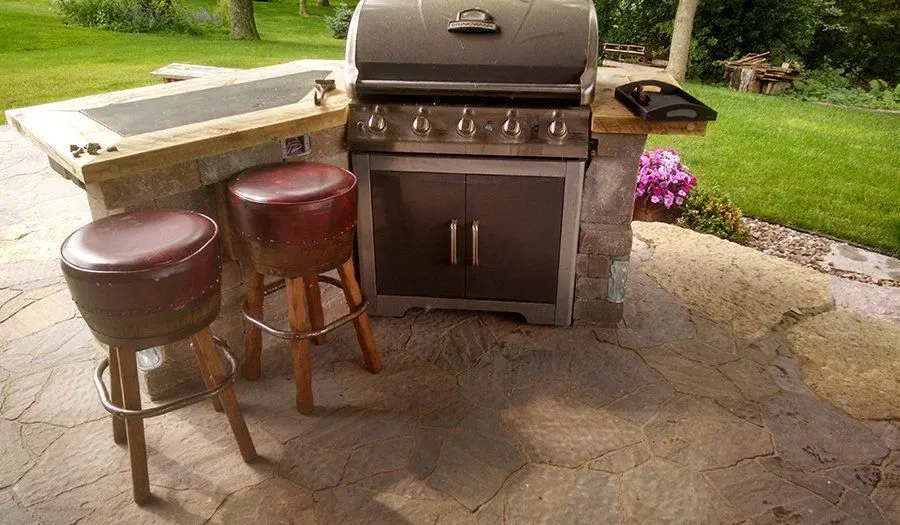 Outdoor Kitchen Installations project by JM Landscaping LLC in Green Bay, WI