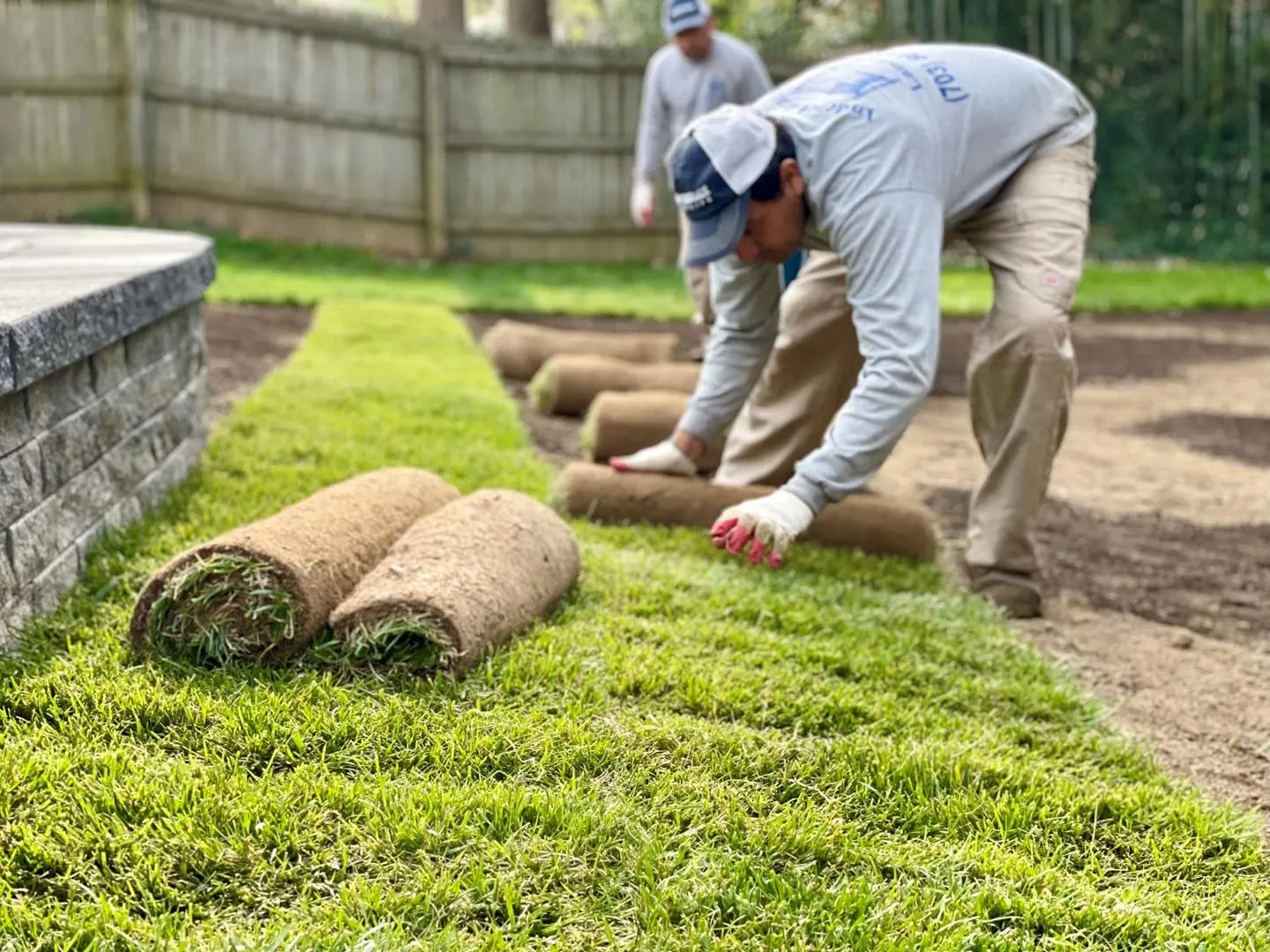 Sod installation project by JM Landscaping LLC in Green Bay, WI