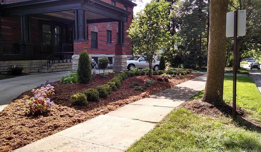 Walkway and Sidewalk Installation project by JM Landscaping LLC in Green Bay, WI