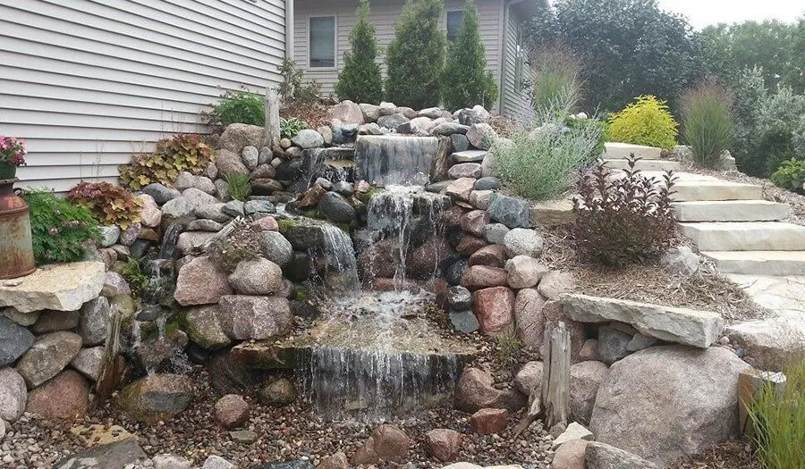 Water Features Installations project by JM Landscaping LLC in Green Bay, WI