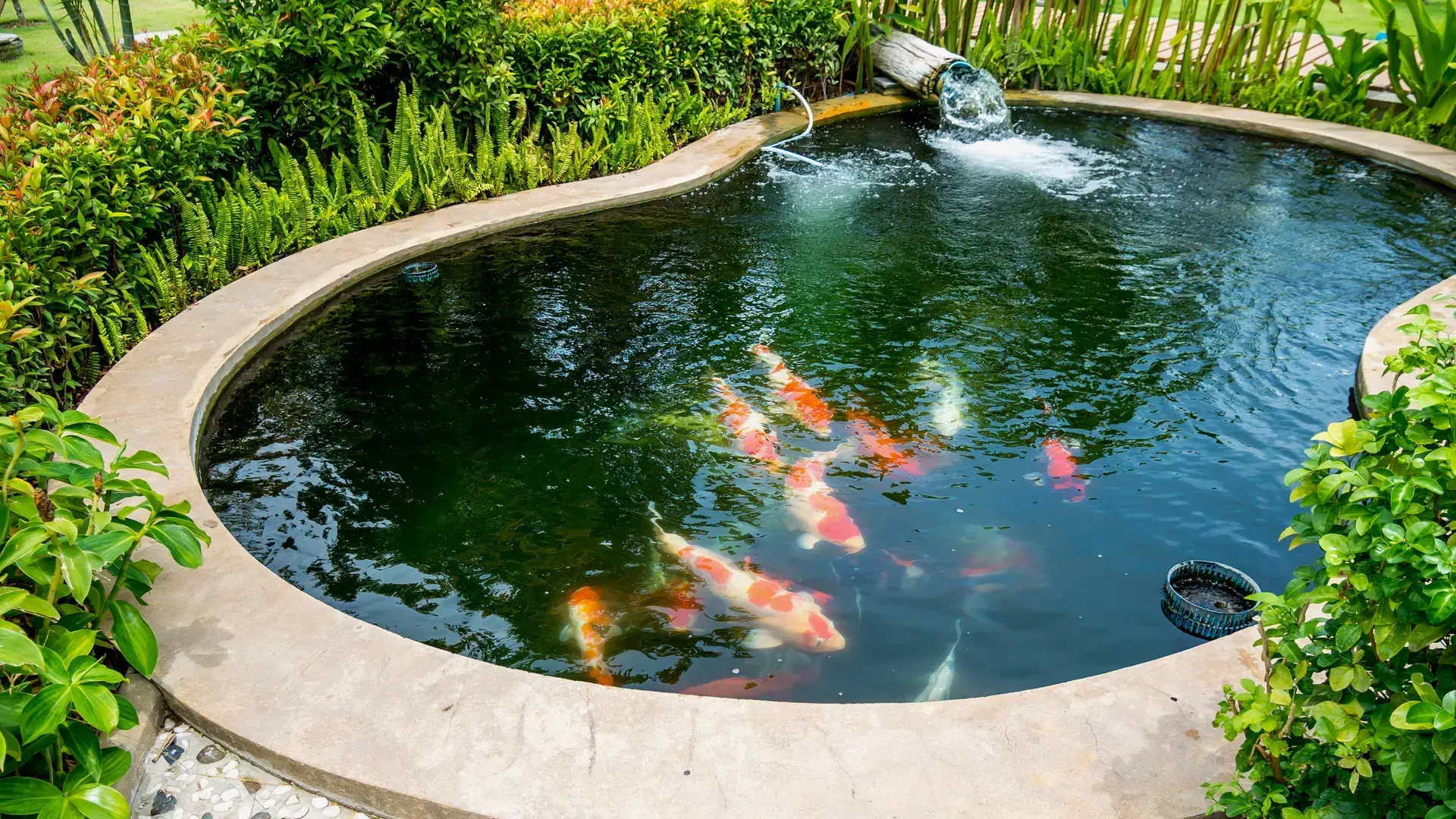 Pond Installation project by JM Landscaping LLC in Green Bay, WI
